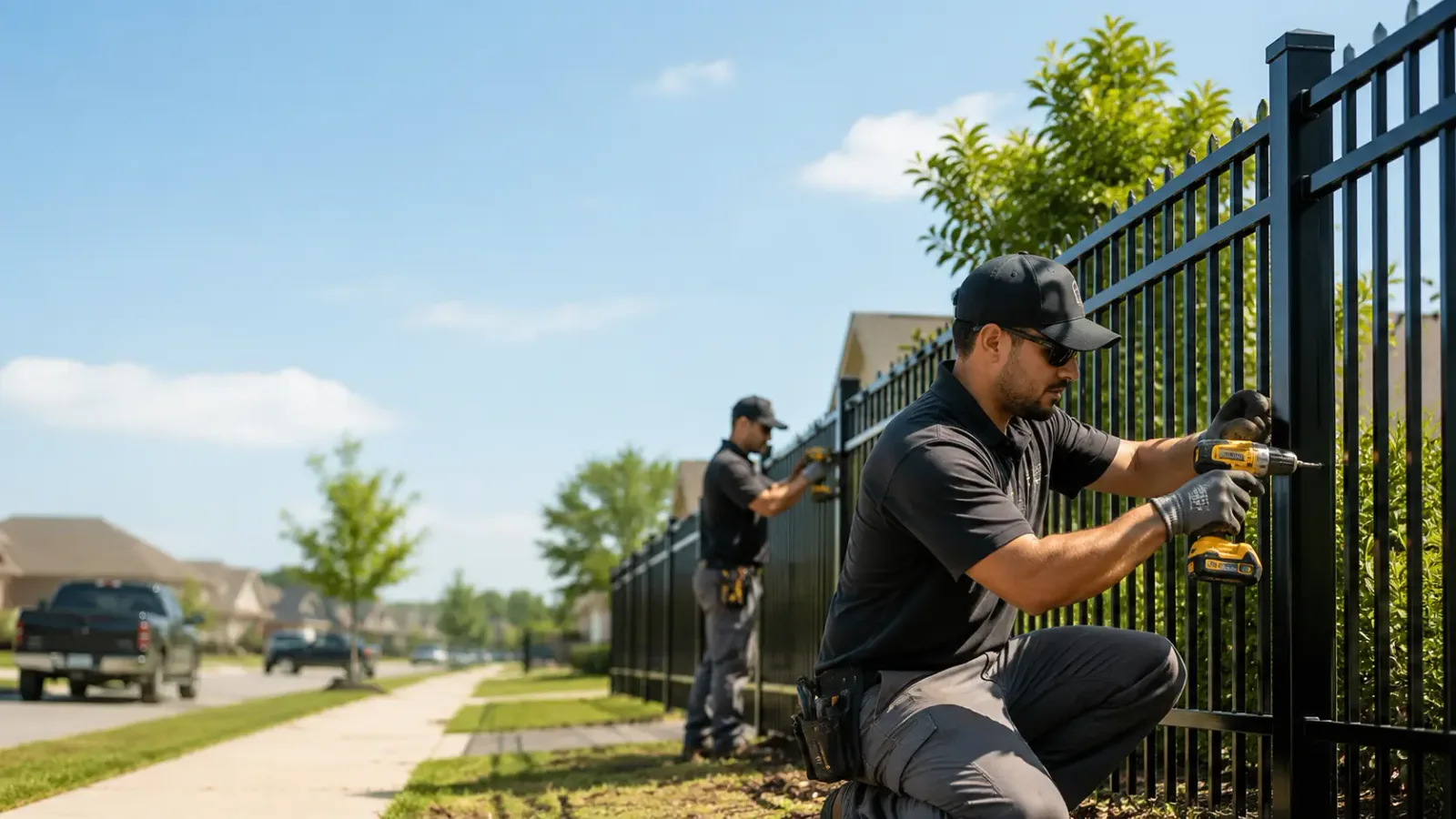 Metal Fence Installation in Lattimore, NC
